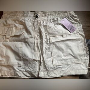 Women's Parachute Cargo Mini Skirt - Wild Fable™ Off-White L